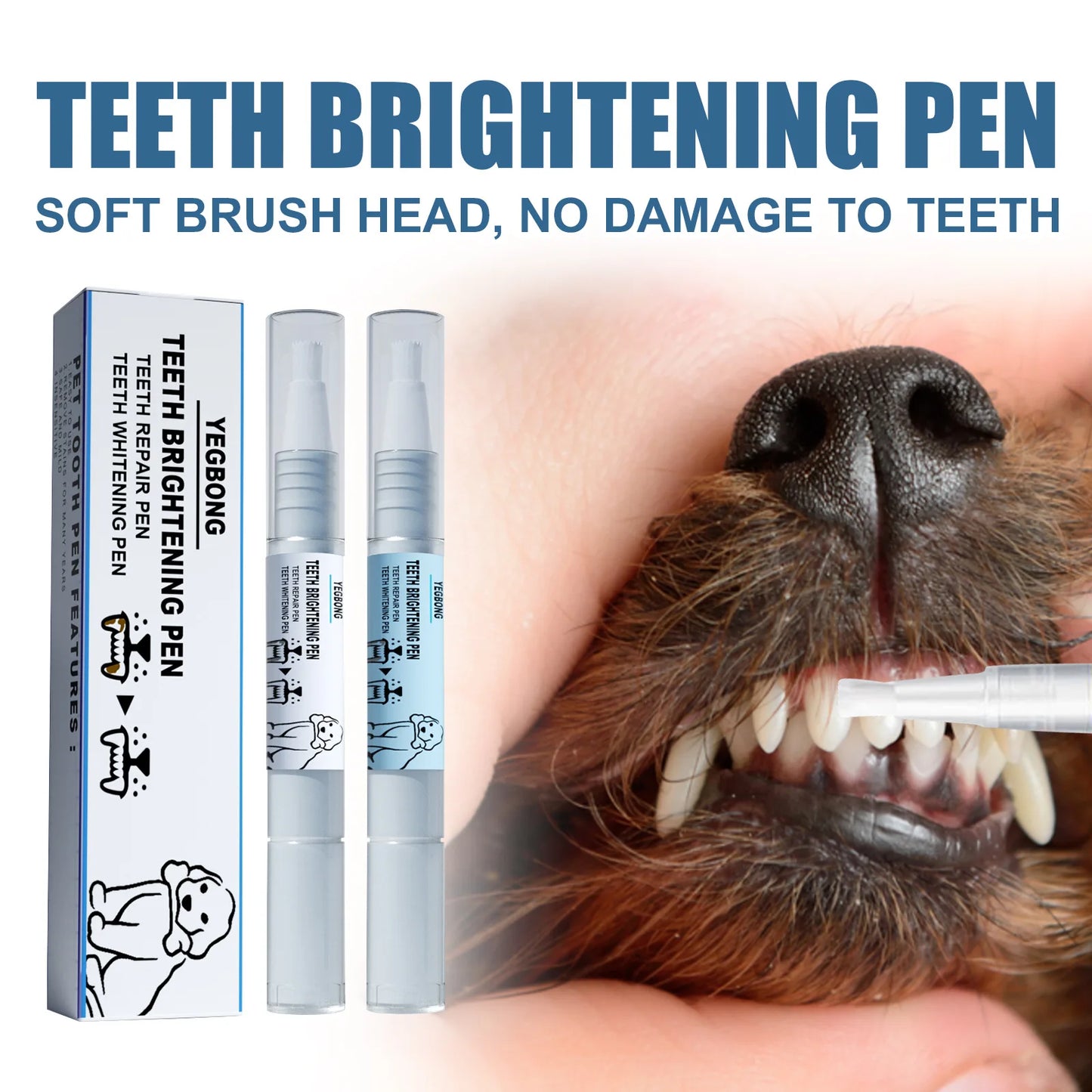 Pet Teeth Cleaner Pen for Cats and Dogs Tartar Remover Dental Stones Deodorant Fresh Breath Oral Cleaning Tool