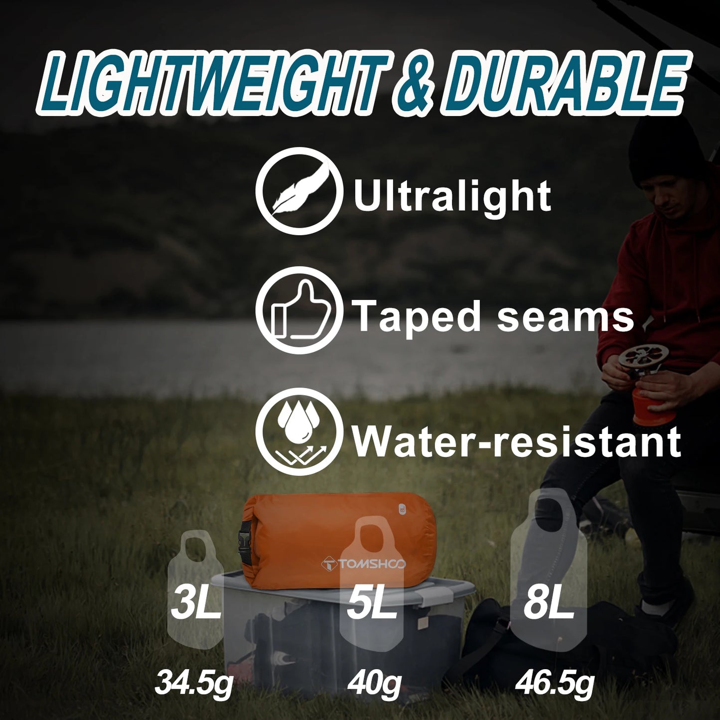 Waterproof Dry Sack For Outdoor Activities Rafting Boating