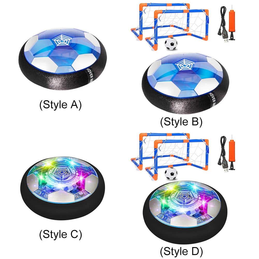Hover Soccer Ball With LED Light And Foam Bumper For Kids