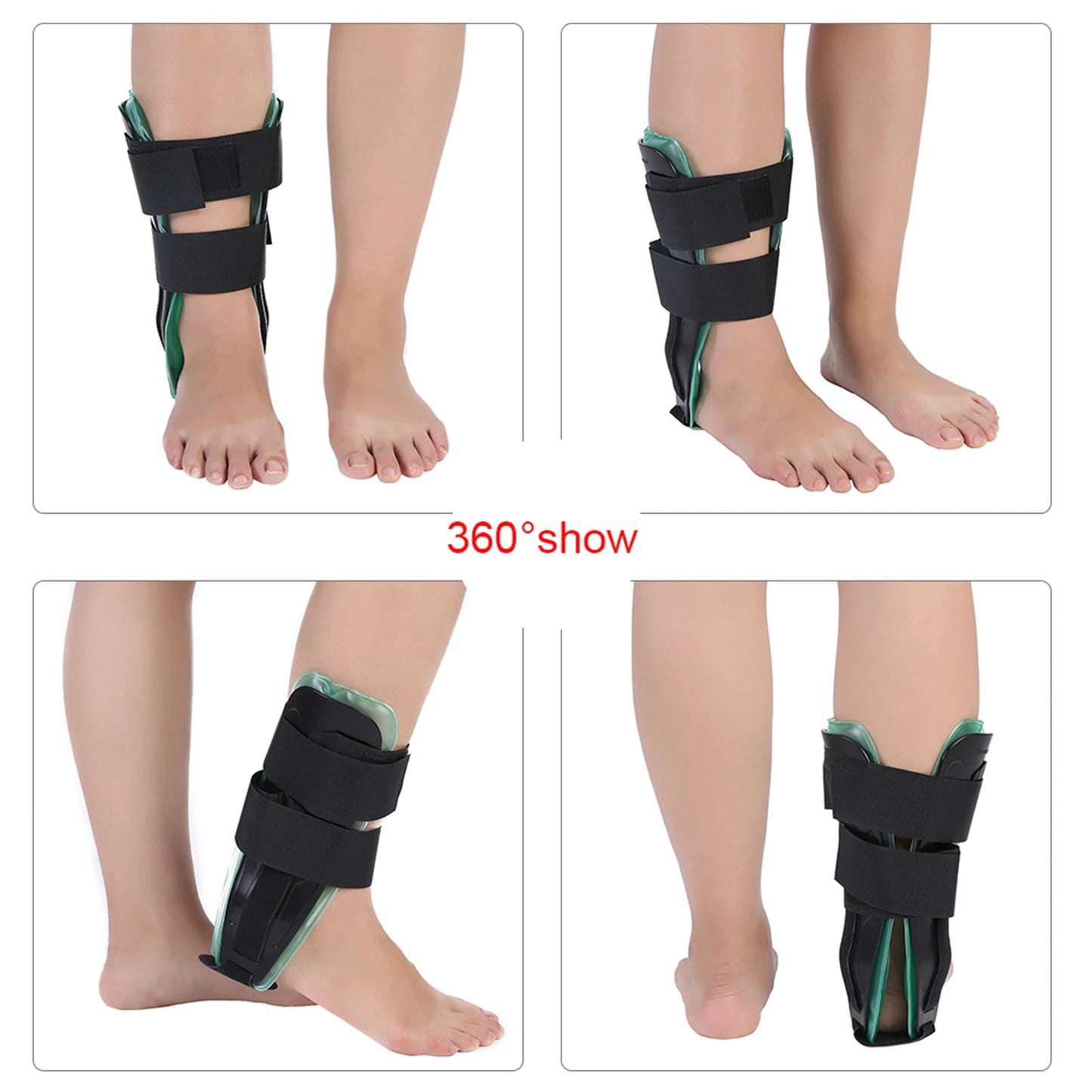 Ankle Foot Correction Adjustable Orthosis Ankle Foot Drop Postural Corrector Brace Support Splint Tool