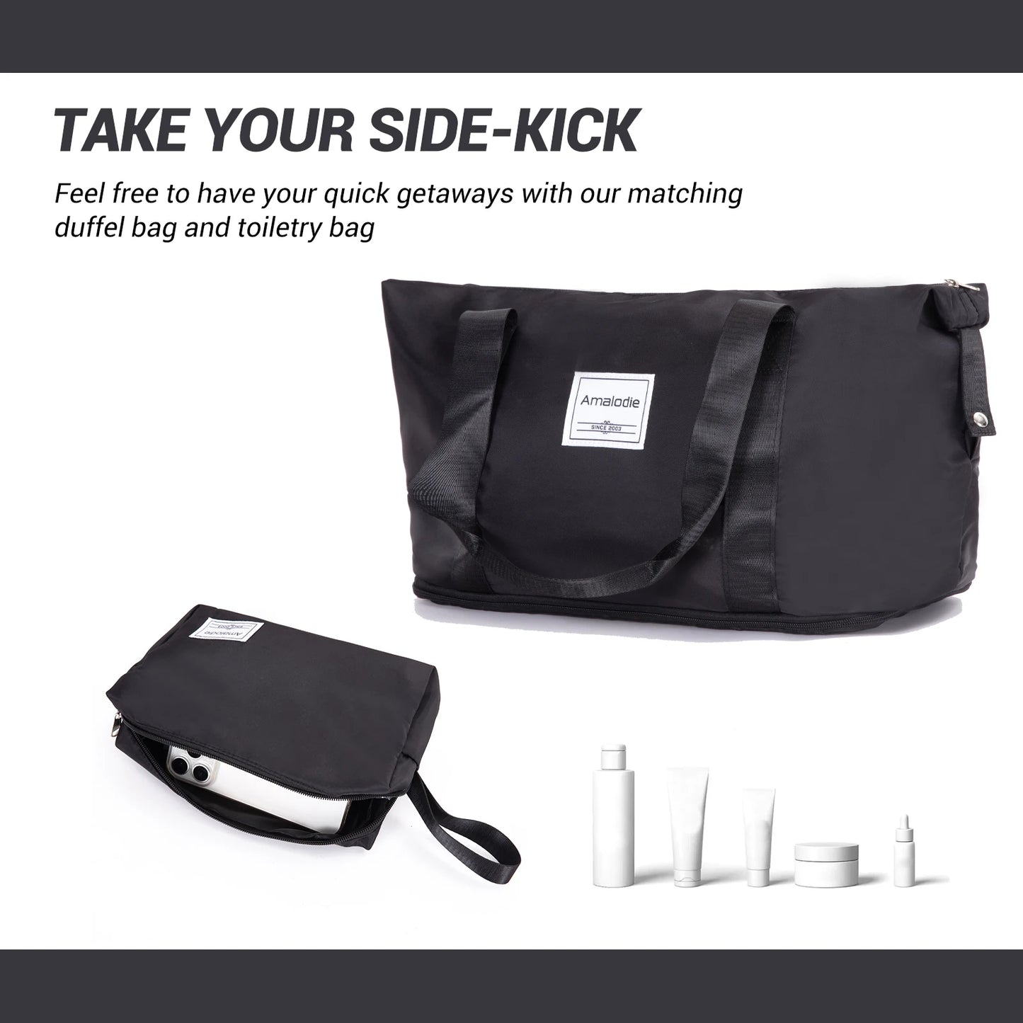 Amalodie 5 Piece Hardshell Luggage Set With TSA Lock