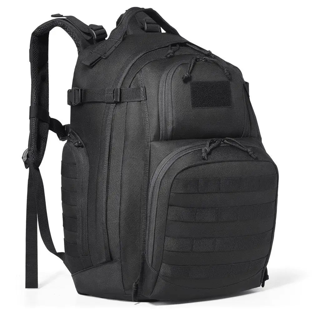 Vevor Tactical Rucksack 40L Molle Compatible Sponge Padding Assault Pack Outdoor Camping Trekking EDC Backpack Black
