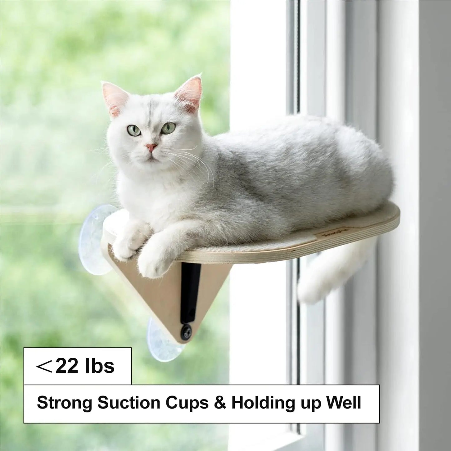 Mewoofun Cat Window Perch Hammock With Climbing Steps Indoor