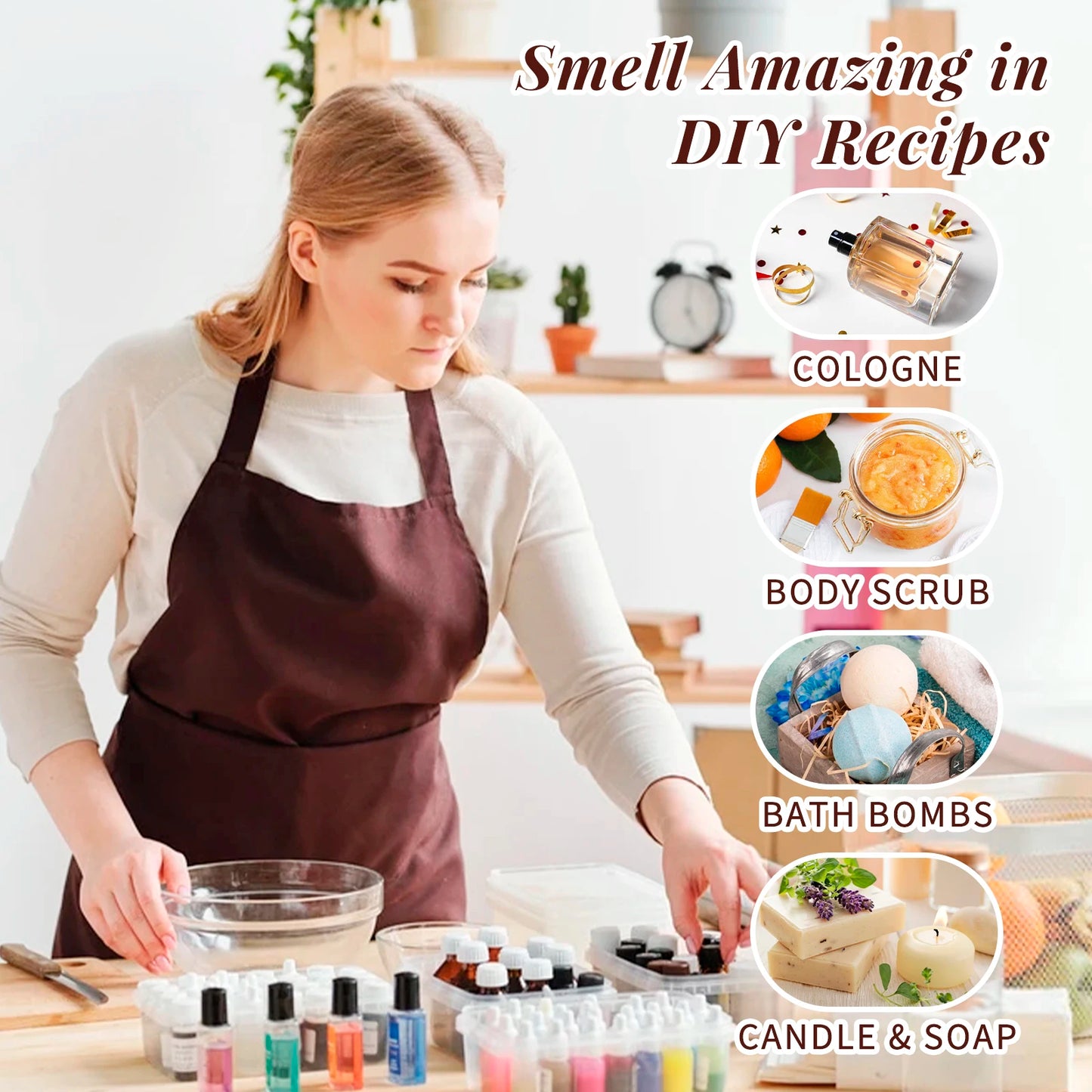 HIQILI Nature Fragrance Oils Gift Set For Aromatherapy