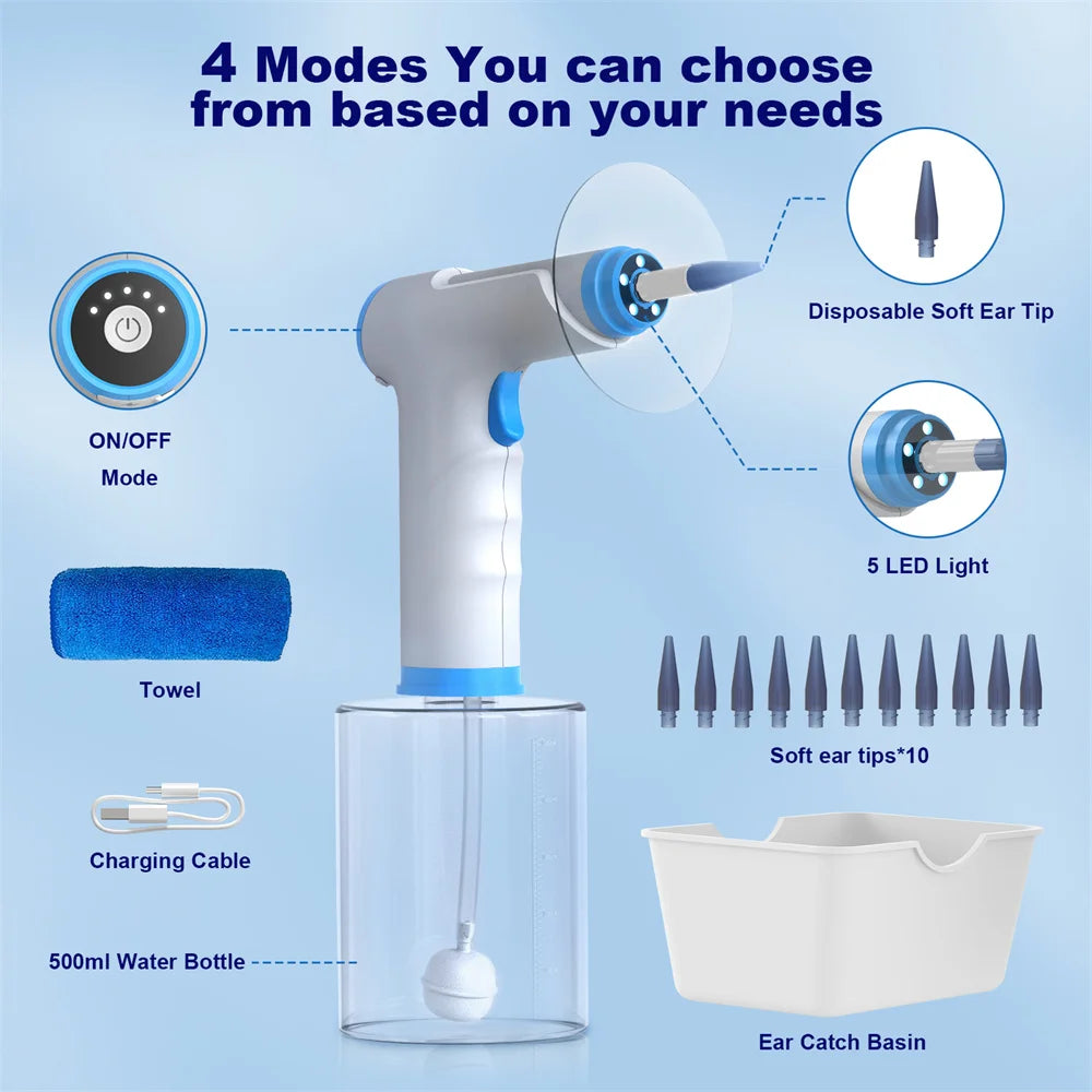 Ear Wax Removal Ear Cleaning Kit With Light And 4 Modes