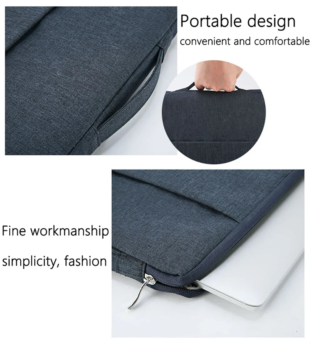Portable Laptop Sleeve Bag Soft Cover 11 To 16 Inch MacBook