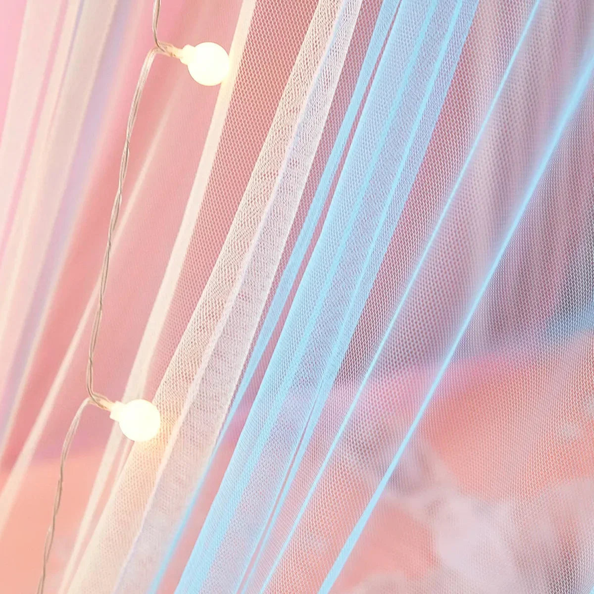 Rainbow Princess Baby Mosquito Net Crib Canopy Tent