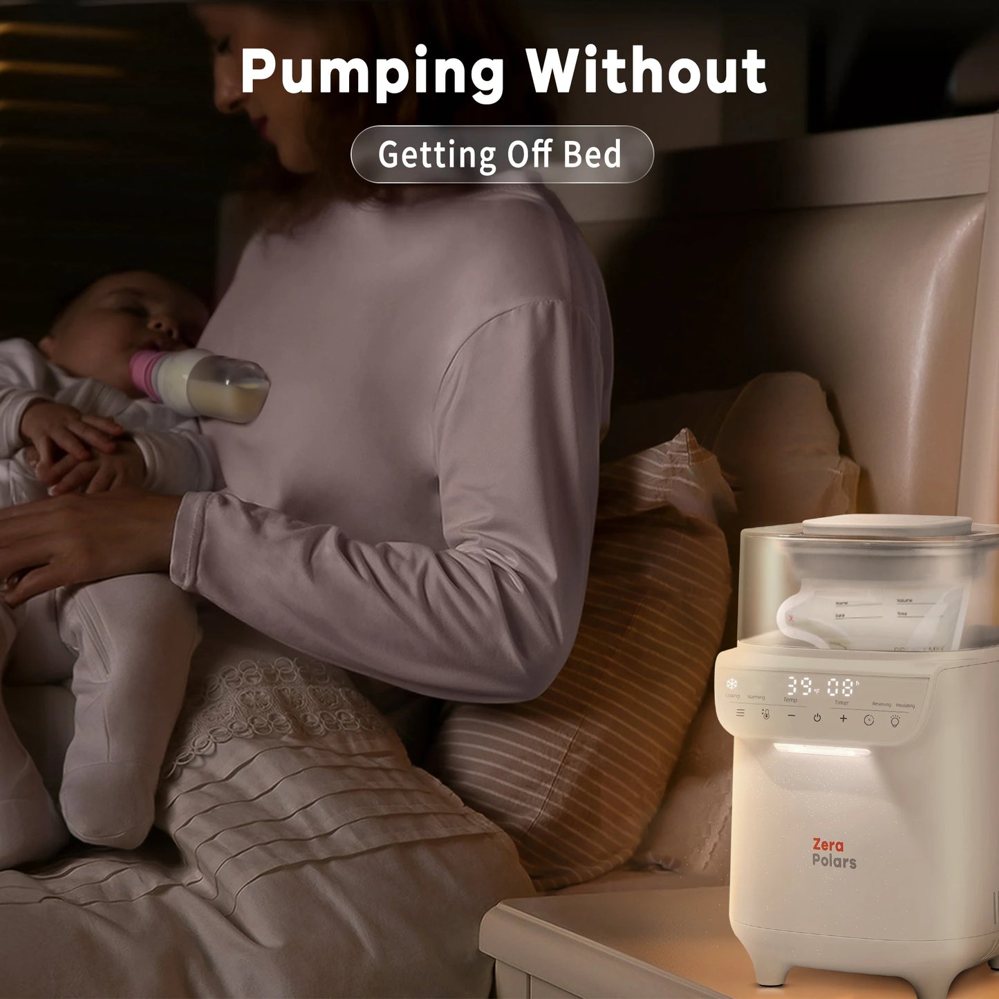 Hign-concerned Baby Bottle Warmer With Timer Freezing Function