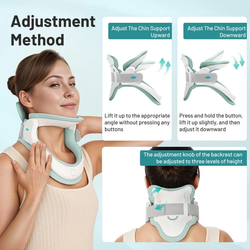 Cofoe Medical Neck Posture Corrector Soft Foam Adjustable Neck Brace Support for Chronic Neck and Cervical Improvement