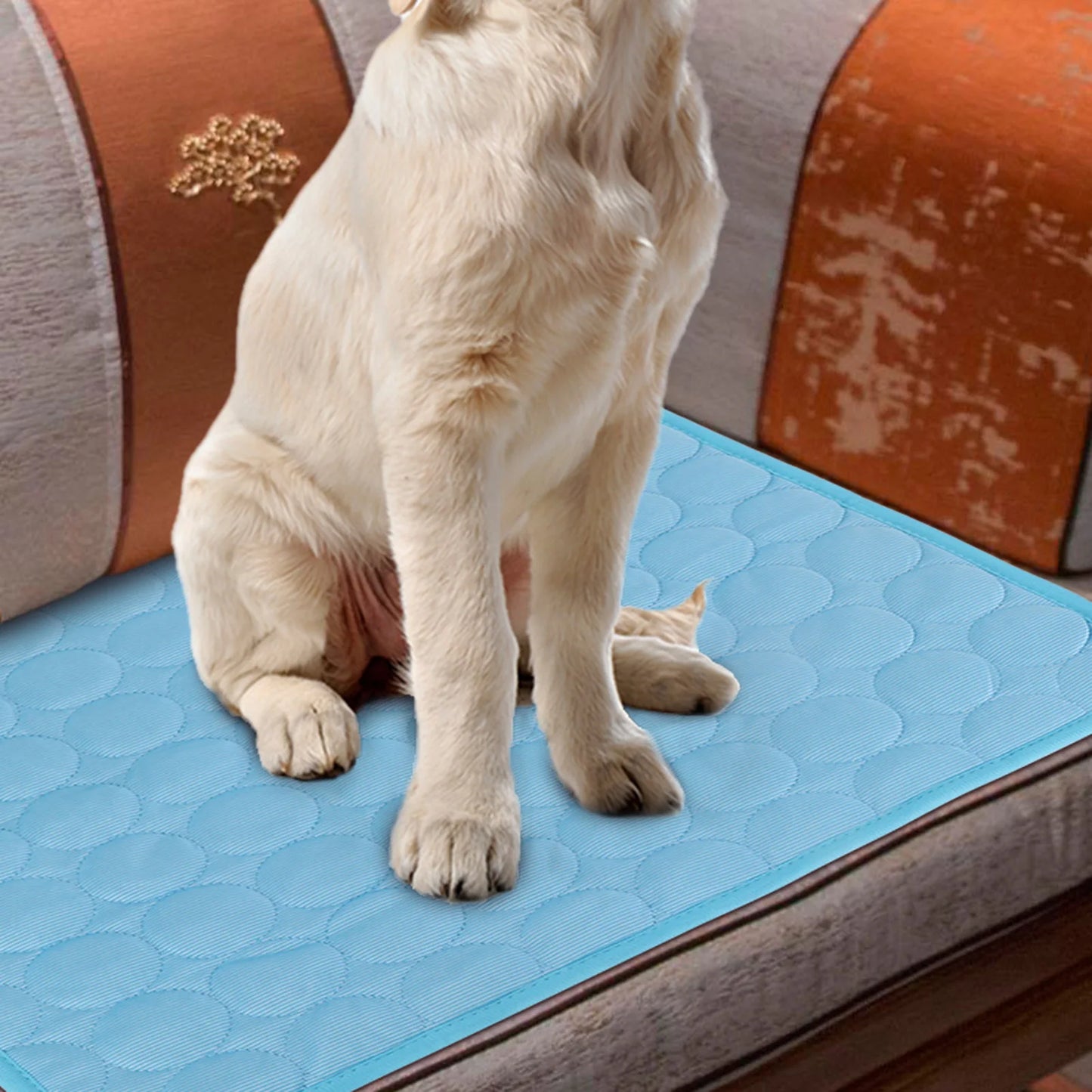 1Pc 60x50cm Pet Cooling Mat for Dog Cat Self Cooling Pillow Summer Bed Mat