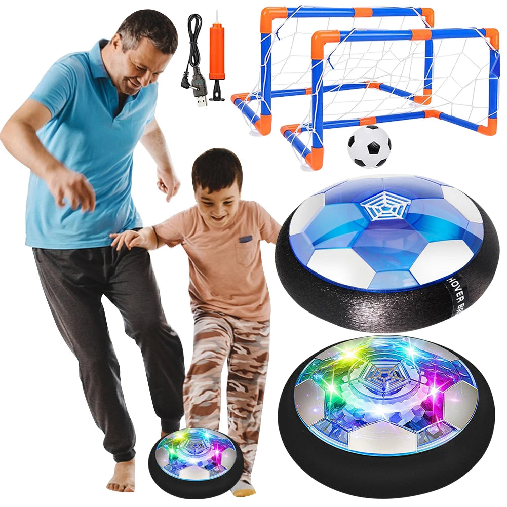 Hover Soccer Ball With LED Light And Foam Bumper For Kids