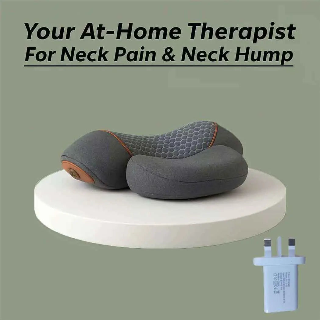 Okayso Electric Neck Massager Cervical Pillow Traction Heat