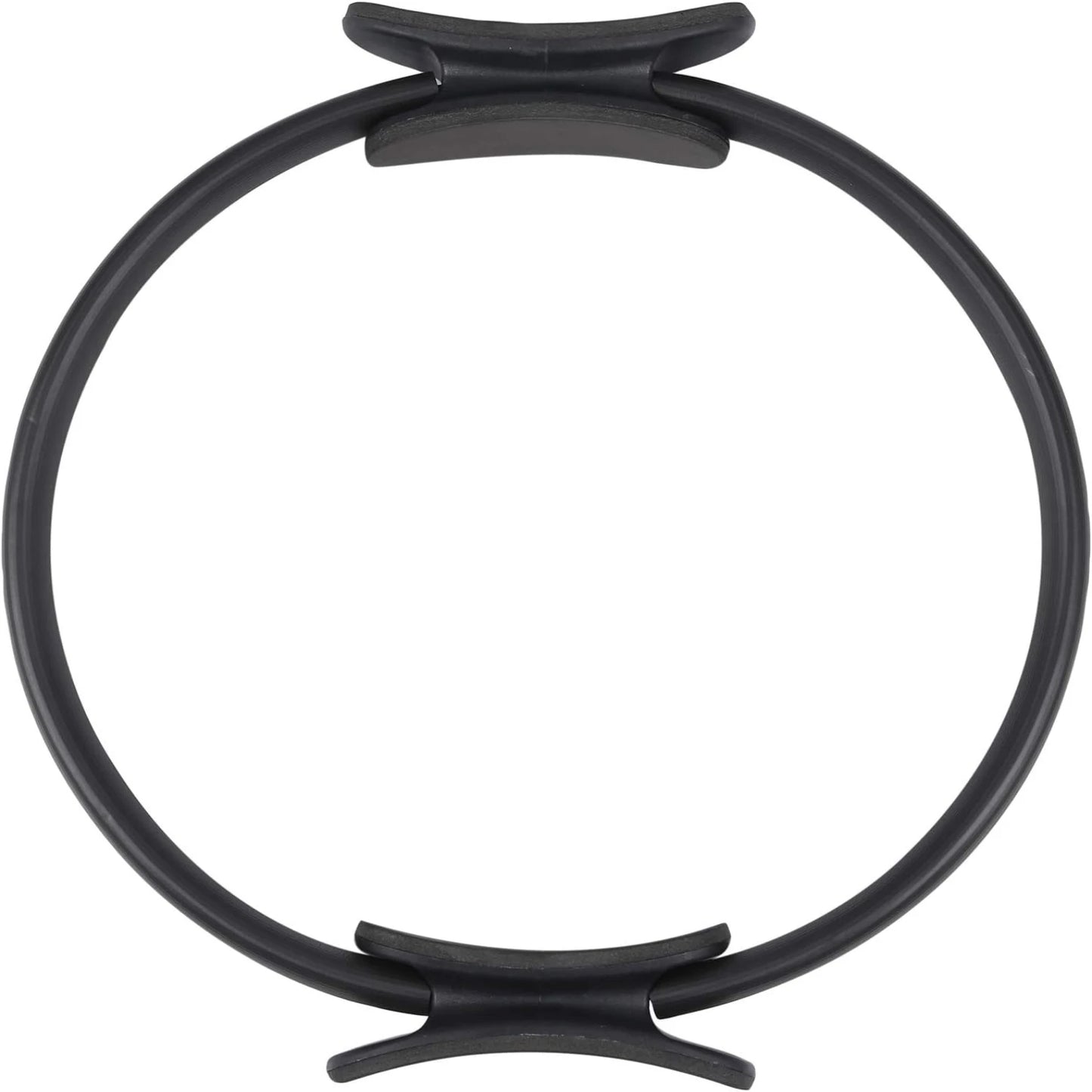 Dedicated Black Exercise Ring for Yoga and Fitness Enthusiasts Enhancing Strength and Flexibility