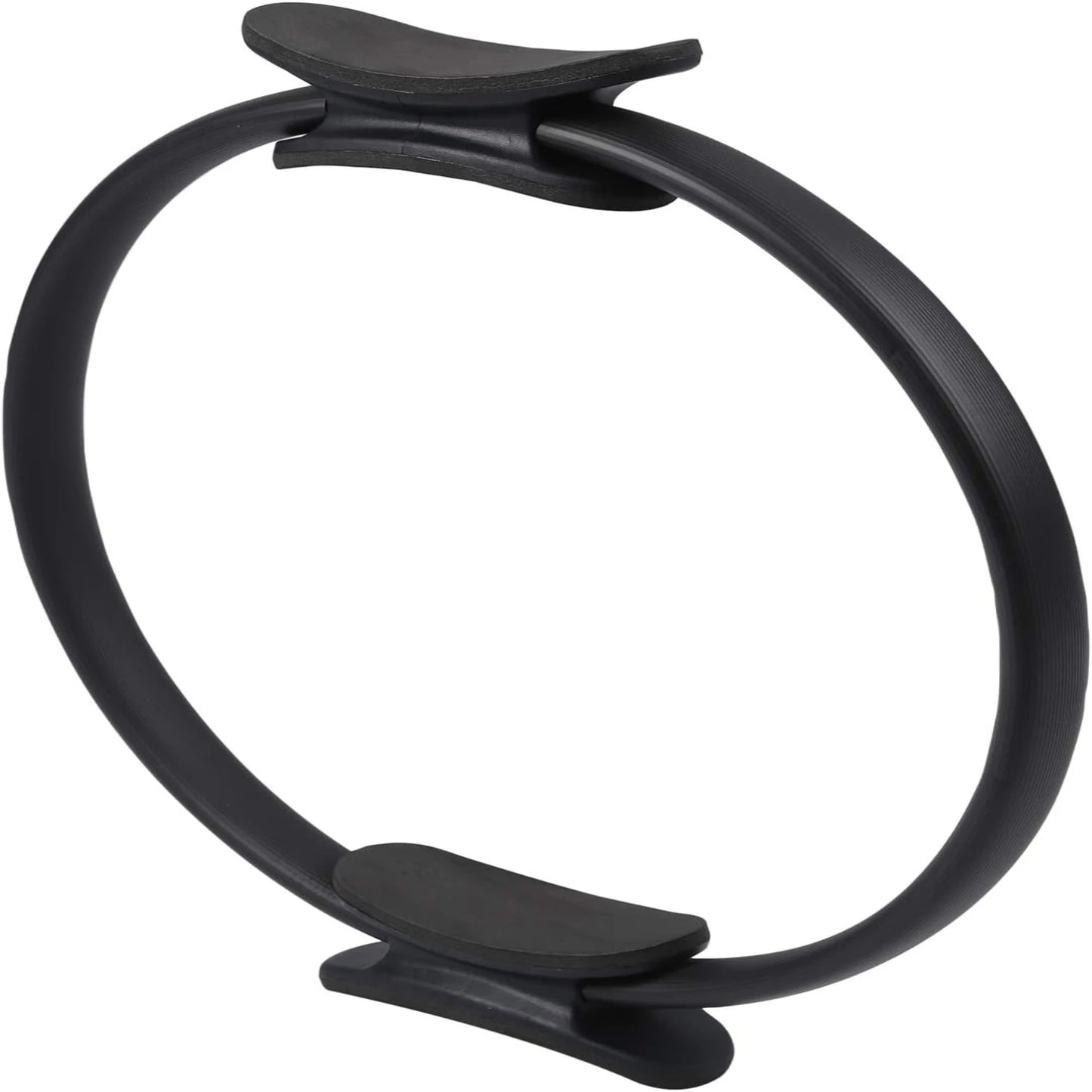 Dedicated Black Exercise Ring for Yoga and Fitness Enthusiasts Enhancing Strength and Flexibility