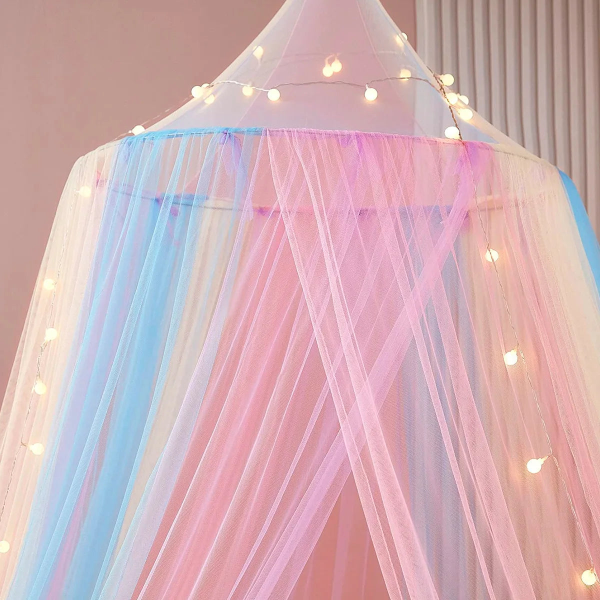 Rainbow Princess Baby Mosquito Net Crib Canopy Tent