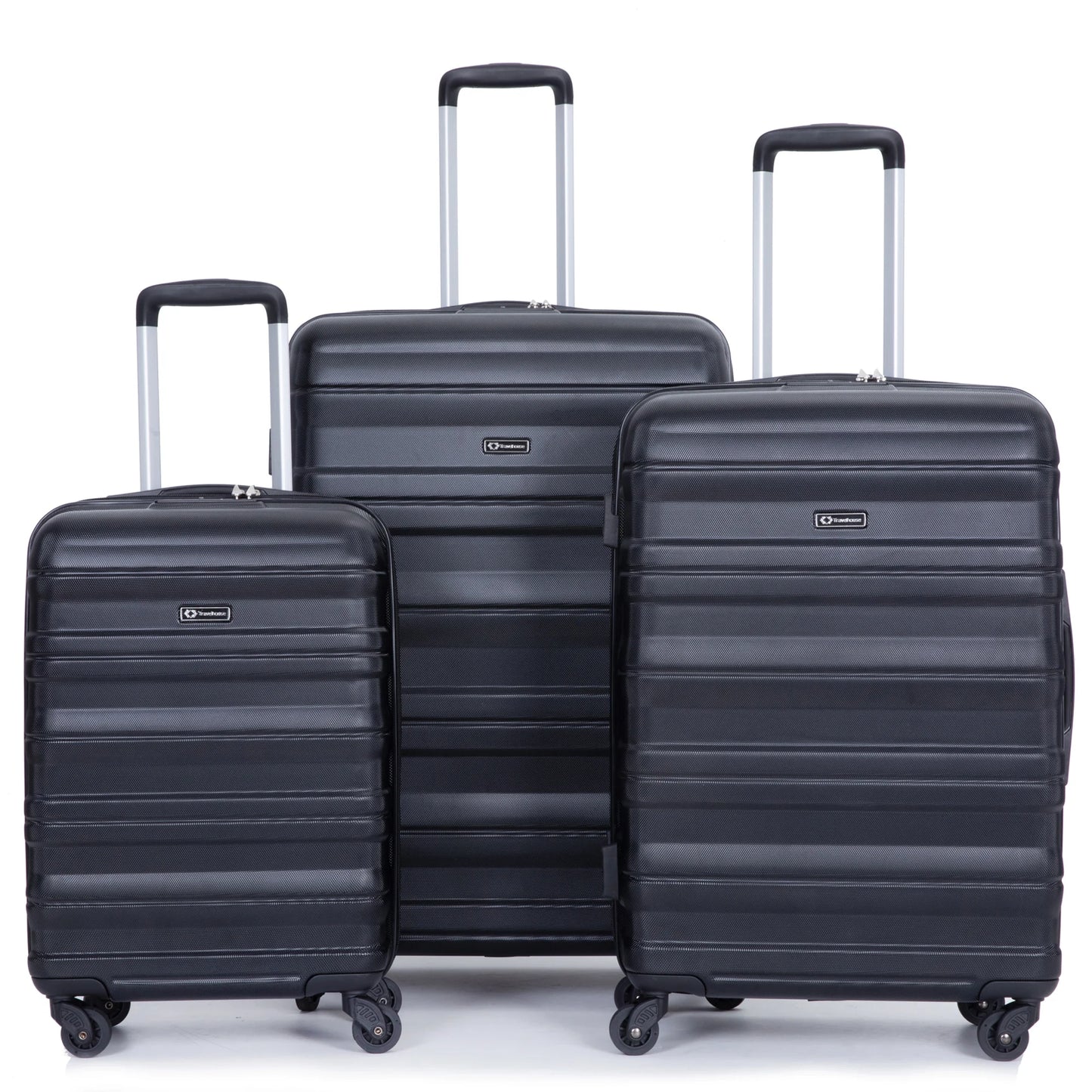 Travelhouse 3 Piece Luggage Set Hardside Expandable Spinner