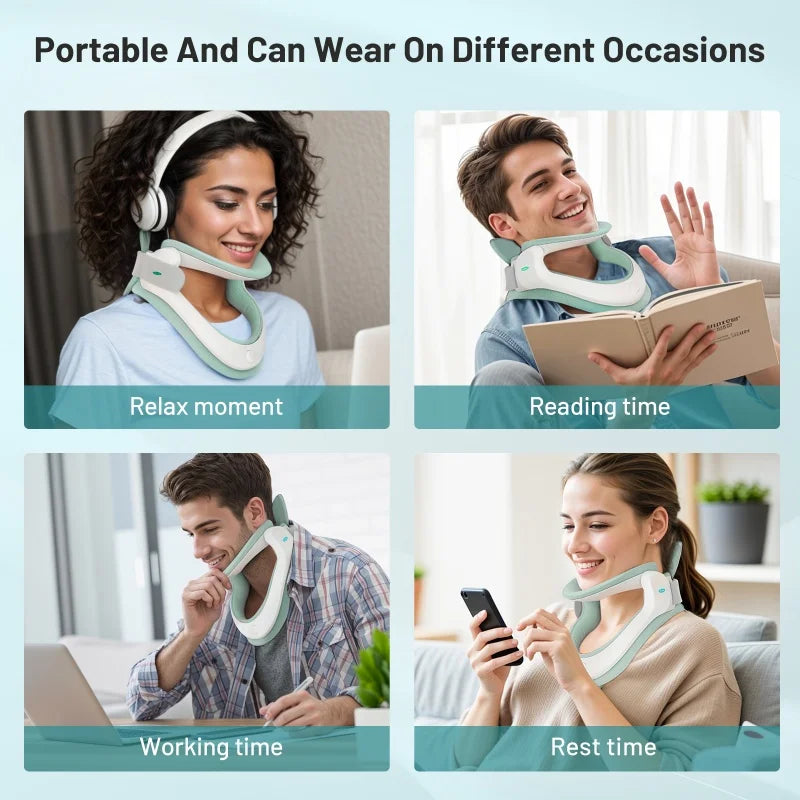 Cofoe Medical Neck Posture Corrector Soft Foam Adjustable Neck Brace Support for Chronic Neck and Cervical Improvement
