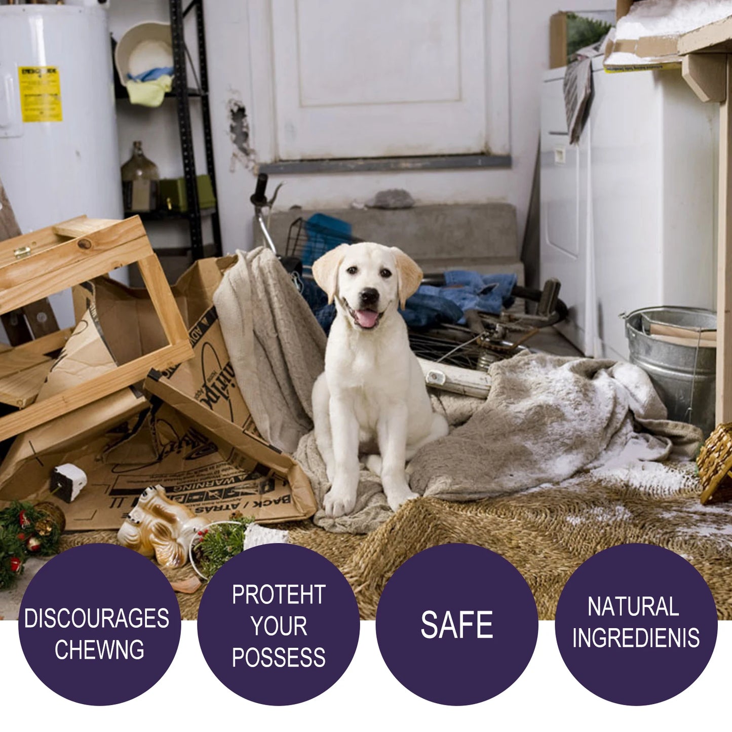 Pet No Chew Spray Bitter Liquid for Dogs and Cats Anti Gnawing and Biting Behavior Modification 50ml