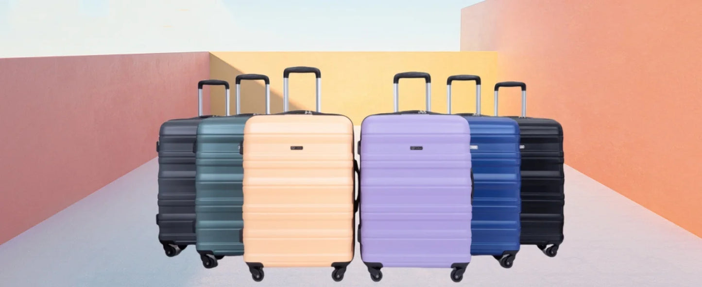 Travelhouse 3 Piece Luggage Set Hardside Expandable Spinner