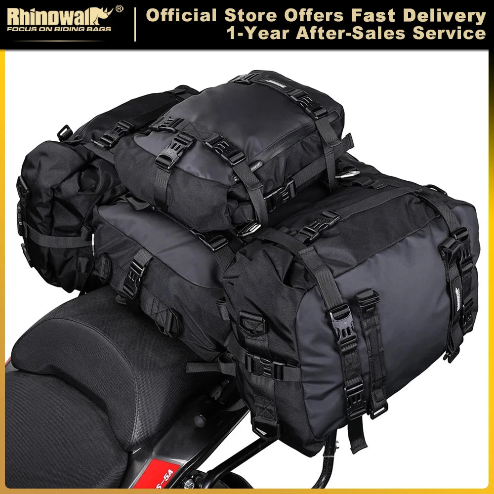 Rhinowalk Motorcycle Rear Seat Bag Waterproof 10L 20L 30L