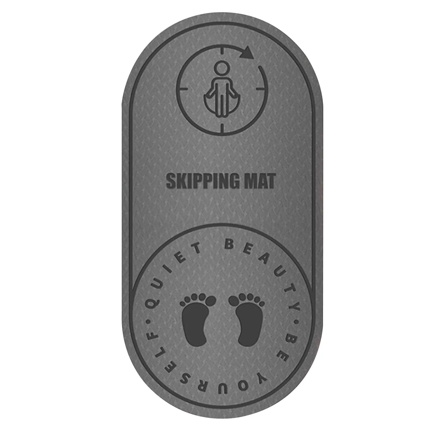 Jump Rope Mat for Home Gym and Knees Protection Absorption