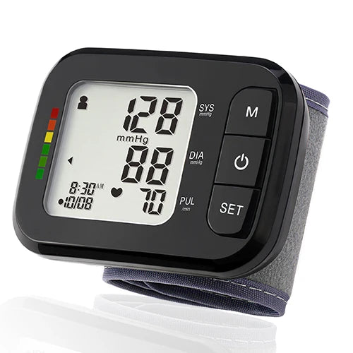 Sejoy Digital Wrist Blood Pressure Monitor Sphygmomanometer Heart Rate Meter DBP-2261