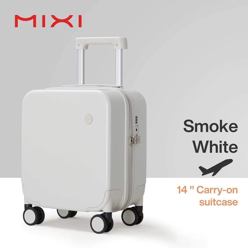 MIXI 14 Inch Underseat Luggage Carry On Spinner Wheels