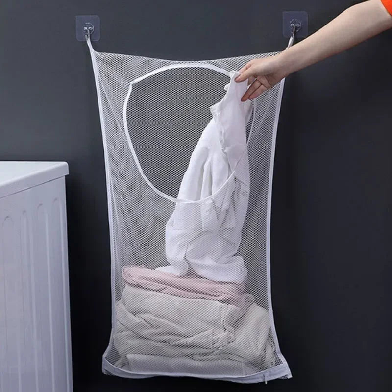Over The Door Hanging Laundry Basket Wall Mounted Storage