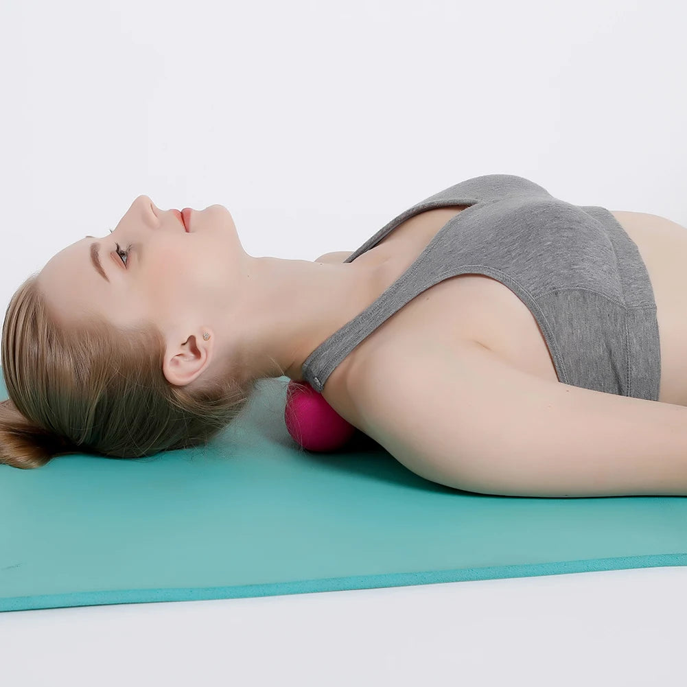 Massage Ball Muscle Relaxation TPE Lacrosse Ball for Sports Yoga Fitness and Therapy