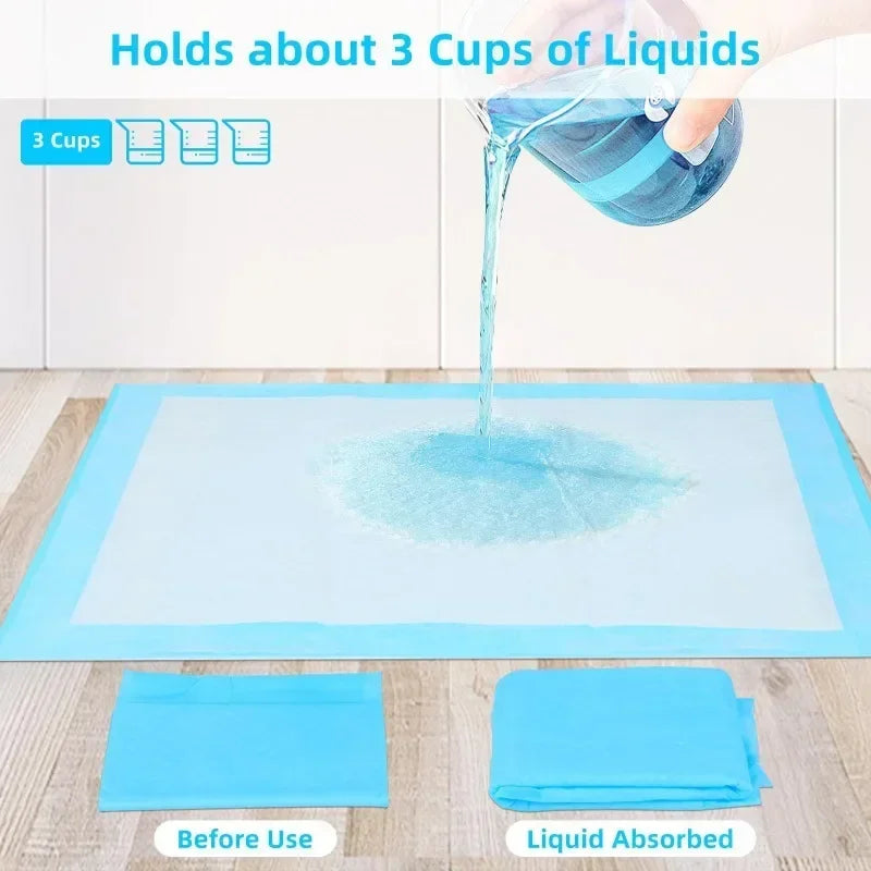 17.5 Inch x 22 Inch 100 Pcs Premium Disposable Puppy Training Pads Quick Absorb Pee Pads