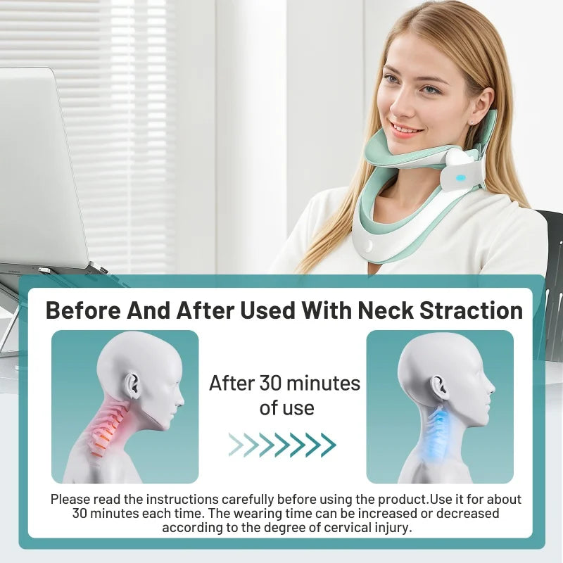 Cofoe Medical Neck Posture Corrector Soft Foam Adjustable Neck Brace Support for Chronic Neck and Cervical Improvement