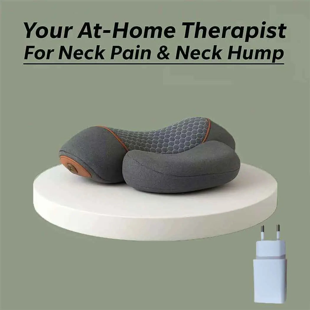 Okayso Electric Neck Massager Cervical Pillow Traction Heat