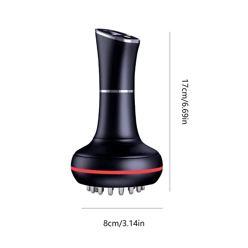 Household Electric Meridian Brush Neck Shoulder Leg Abdomen Massager Relaxation Tool
