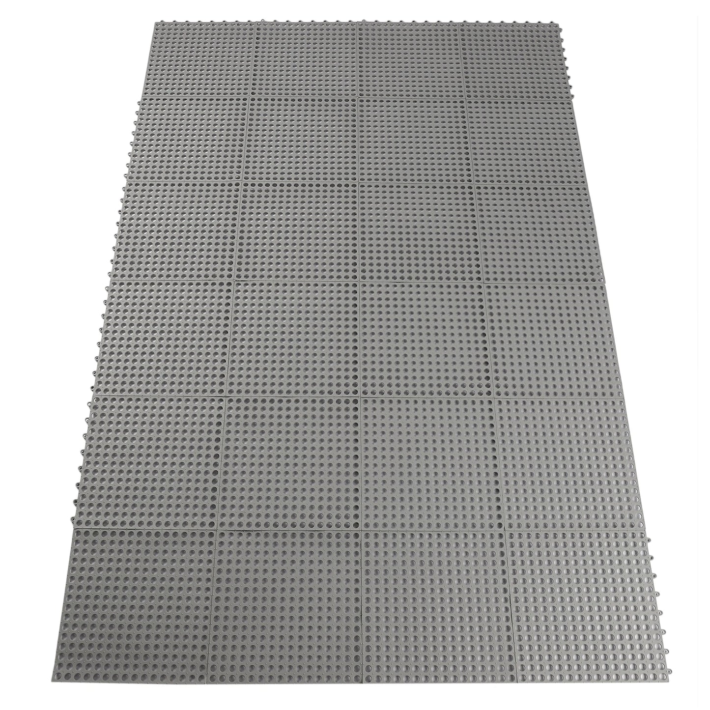 Interlocking Puzzle PVC Foam Gym Tile Floor Mats Cushion 24PCS 11.81 Inch Non Slip Pool Bathtub Floor Tiles Mats