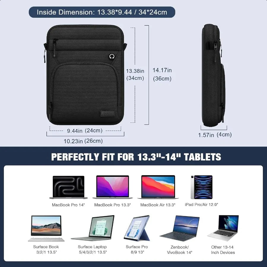 13 14 Inch Laptop Sleeve Bag Fits MacBook Air Pro Surface