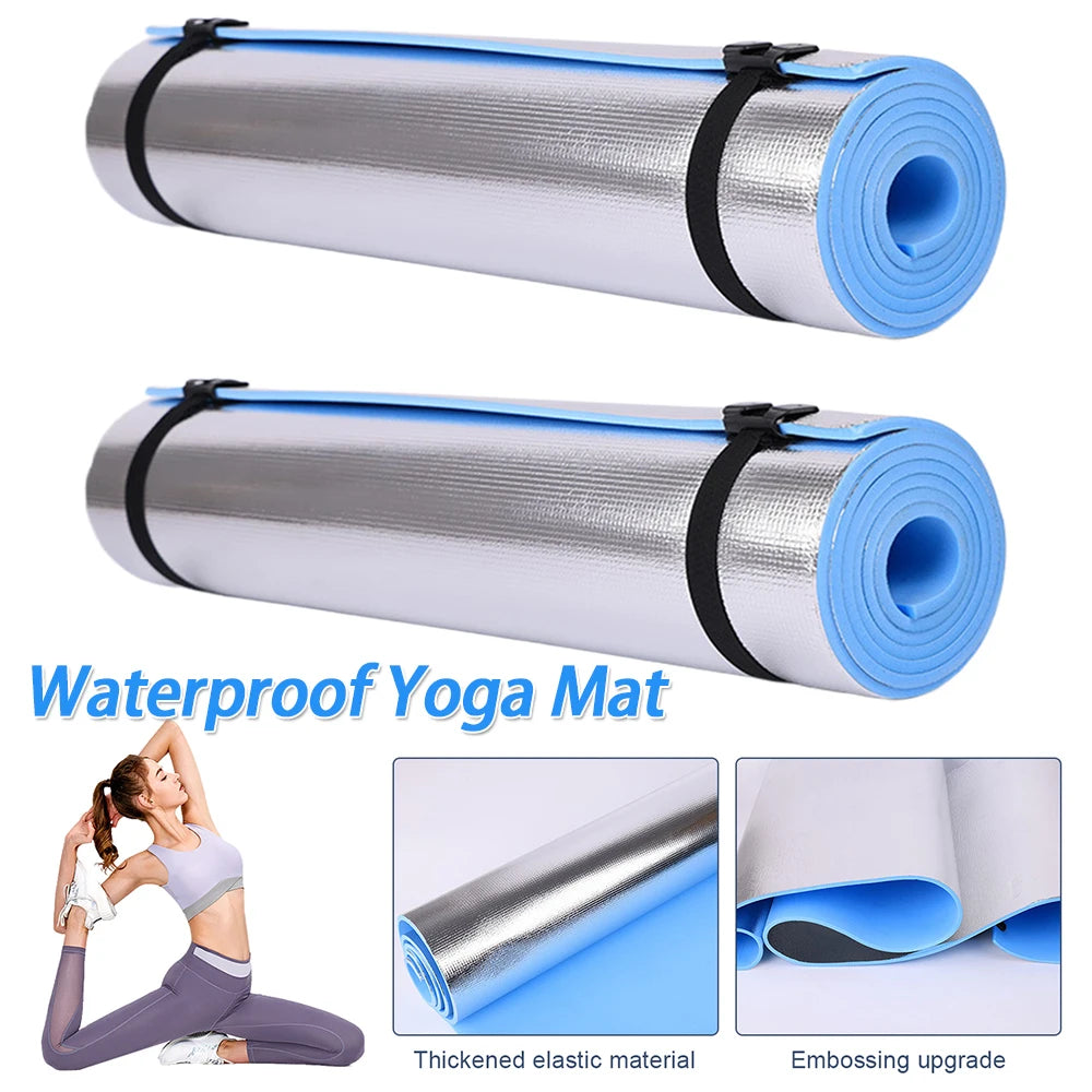 Waterproof Yoga Mat Aluminum Membrane Thickened Portable