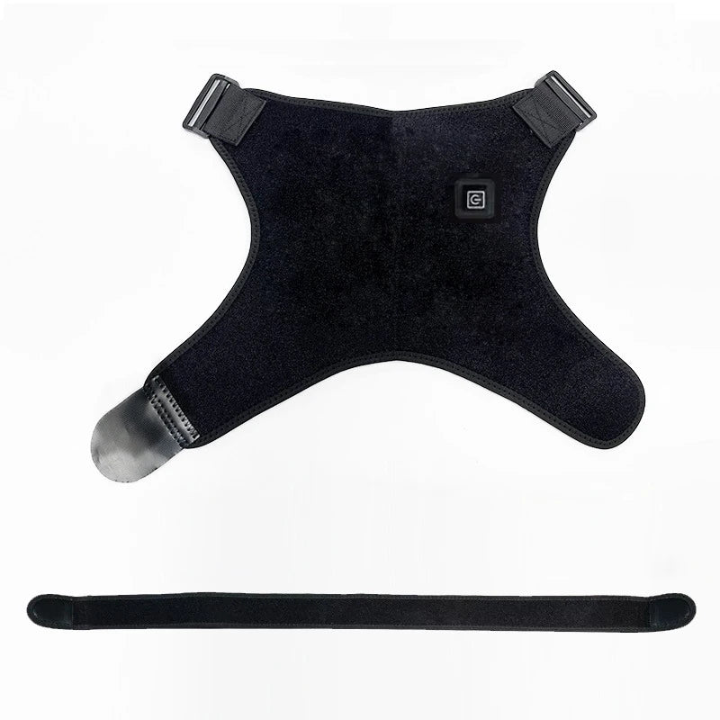 USB Electric Shoulder Pad Massager 3 Gear Heated Massage
