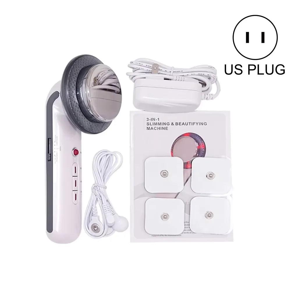 3in1 Weight Loss Slim Electric Massager Far Infrared Microcurrent USB Rechargeable