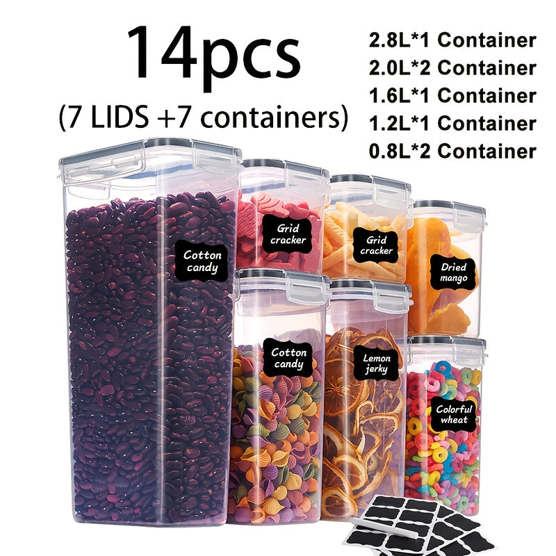 CFQNI BPA Free Airtight Food Storage Containers With Lids