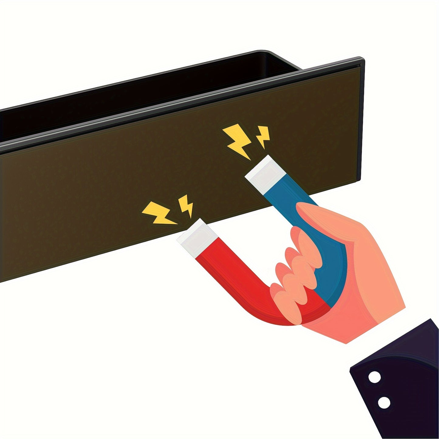 Magnetic Refrigerator Spice Organizer Set With Towel Holder And Hooks