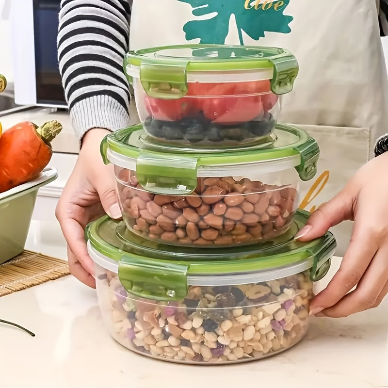 TUDOCCY Airtight Stackable Plastic Food Storage Containers With Lids