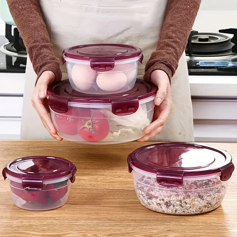 TUDOCCY Airtight Stackable Plastic Food Storage Containers With Lids