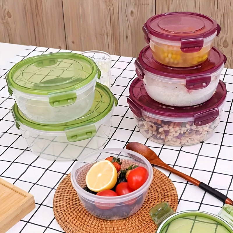 TUDOCCY Airtight Stackable Plastic Food Storage Containers With Lids
