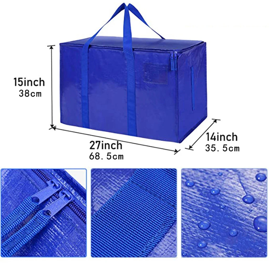 Extra Large Heavy Duty PE Moving Storage Bags For Travel