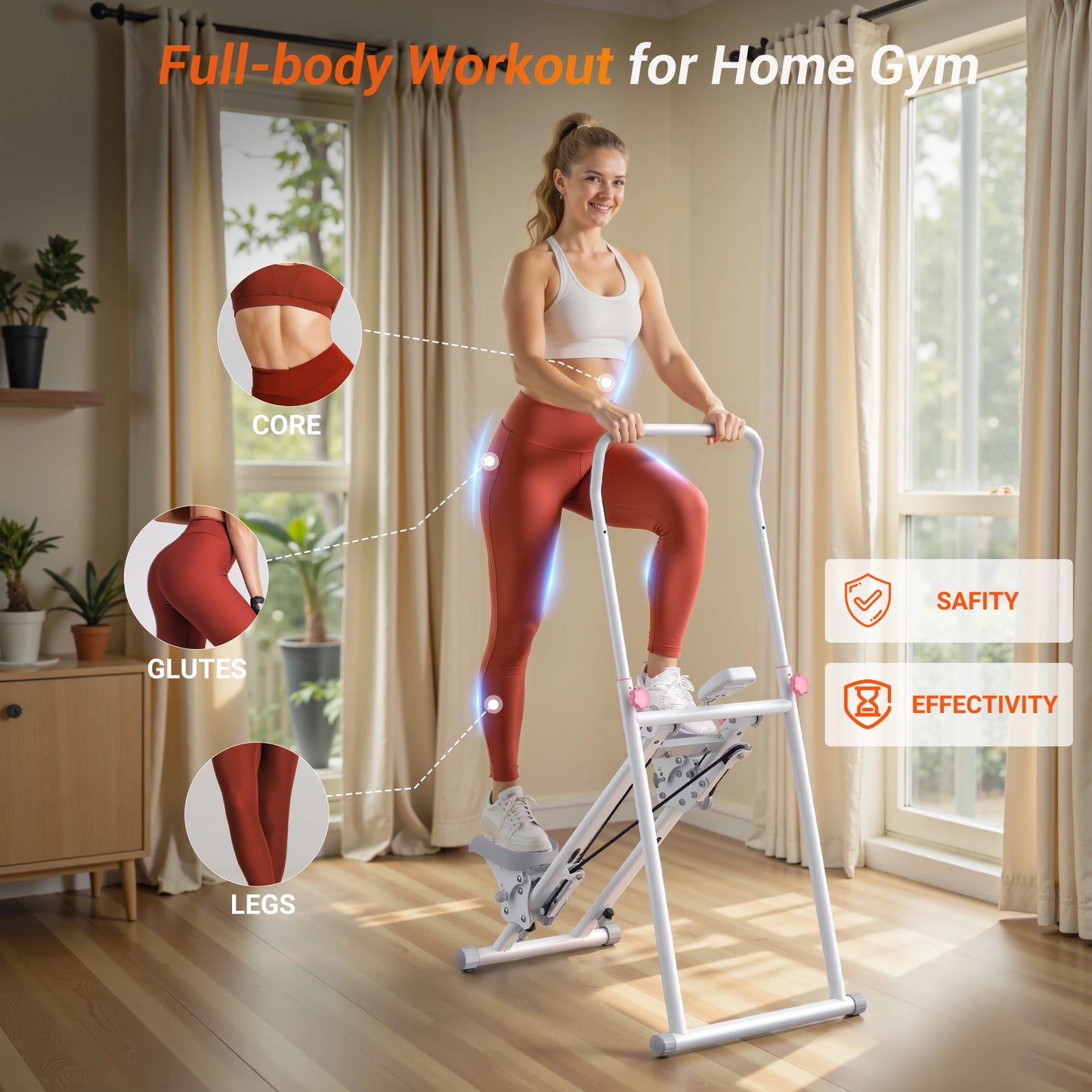 Merach Stair Stepper Home Gym Vertical Climber Cardio