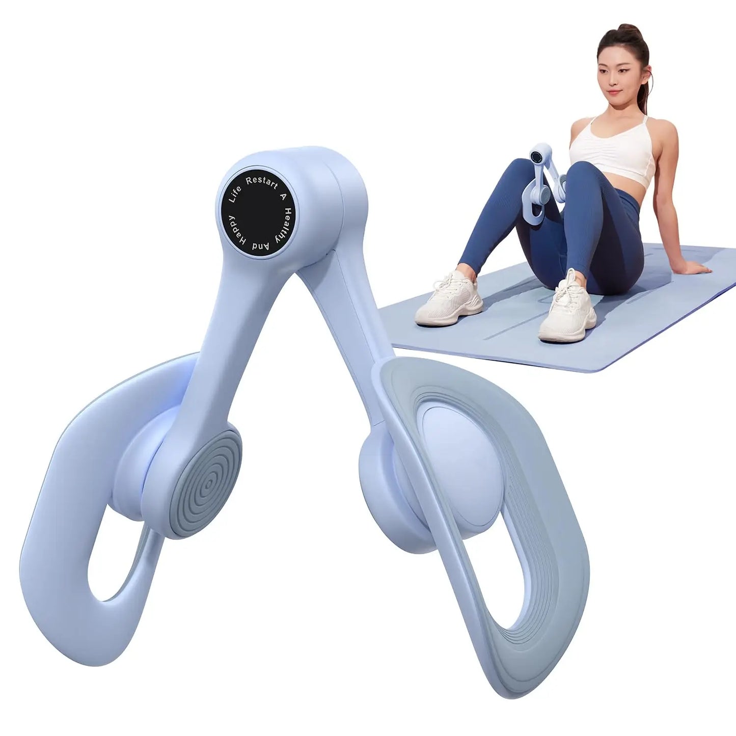 Merach Thigh Trainer Pelvic Floor Muscle Trainer Inner Thigh Exercise Workout Equipment Pilates Device for Strengthening
