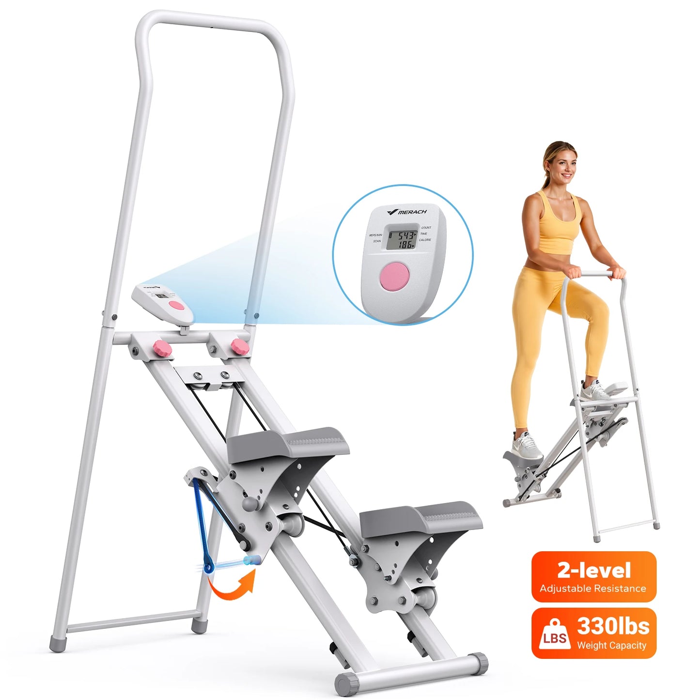 Merach Stair Stepper Home Gym Vertical Climber Cardio