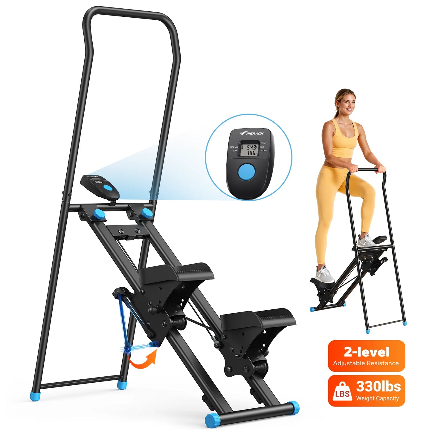 Merach Stair Stepper Home Gym Vertical Climber Cardio