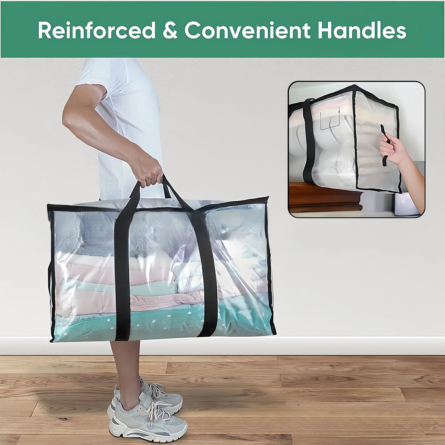Extra Large Heavy Duty PE Moving Storage Bags For Travel