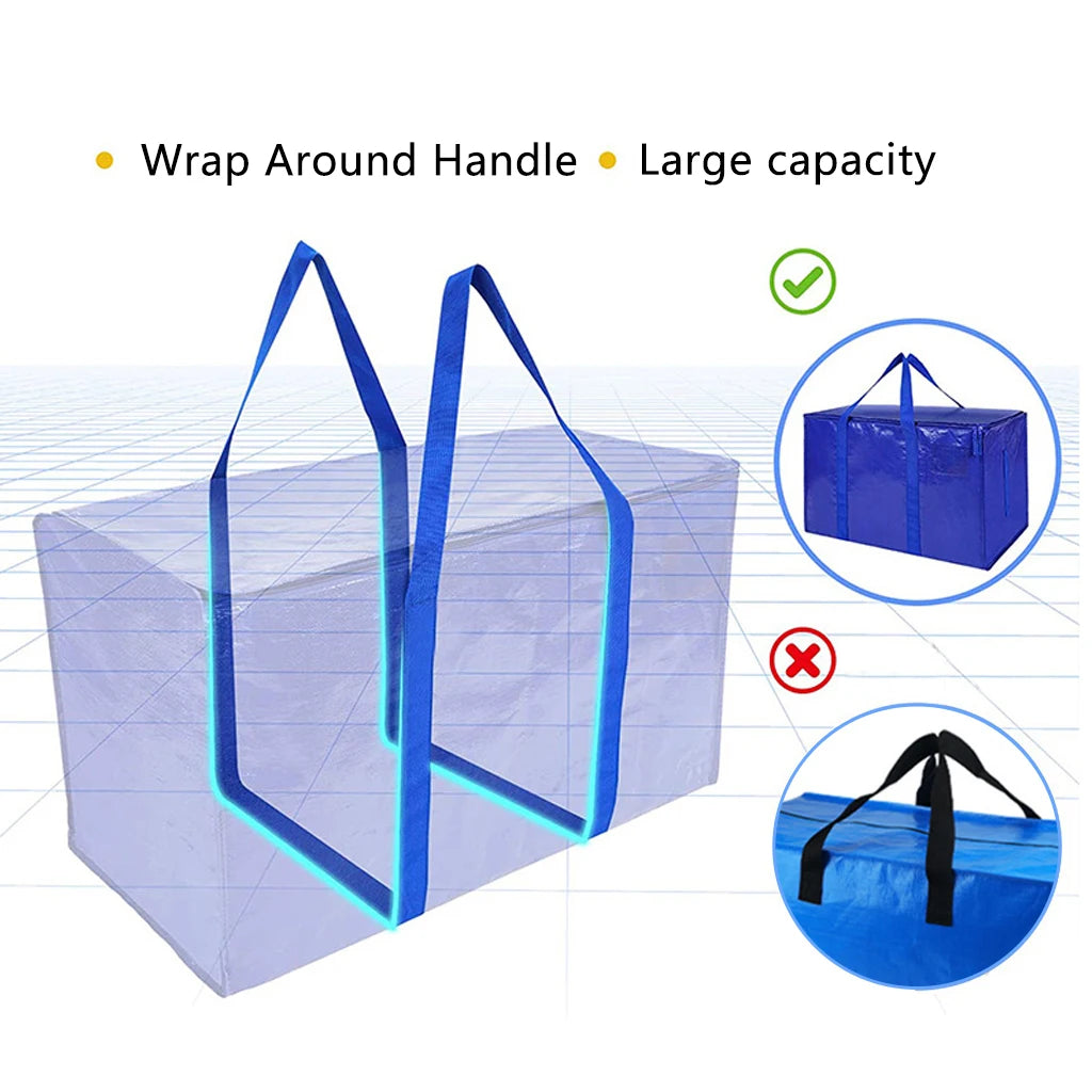 Extra Large Heavy Duty PE Moving Storage Bags For Travel